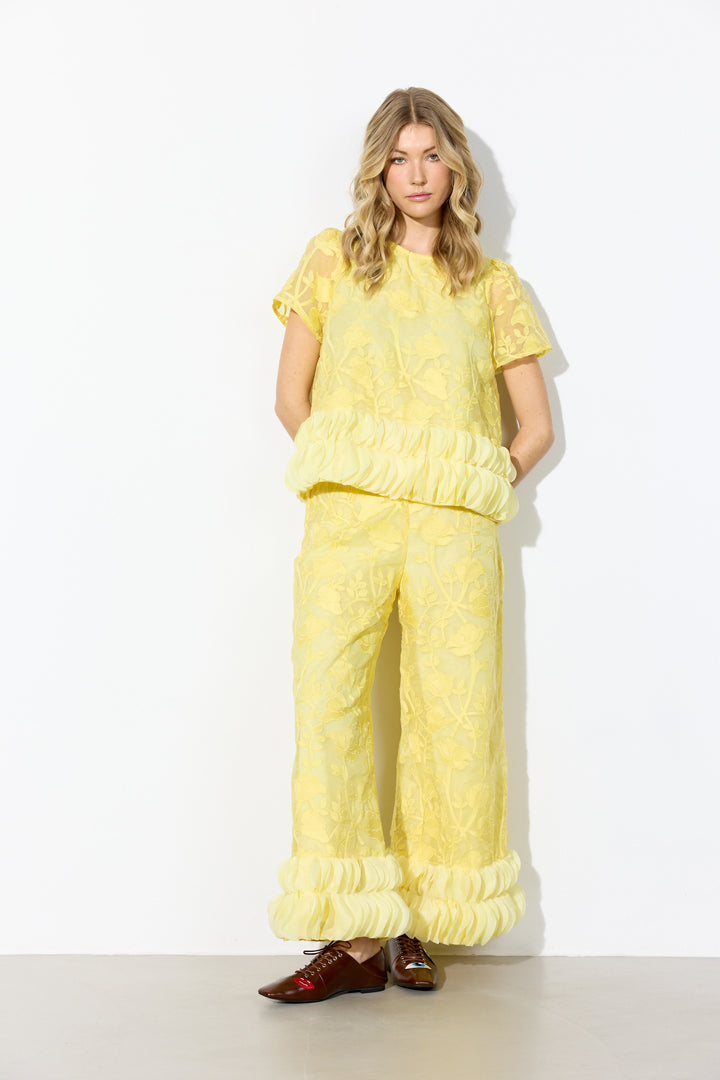 HUNKØN Aiko Blouse Blouses Yellow