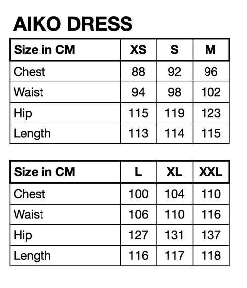 HUNKØN Aiko Dress Dresses Black