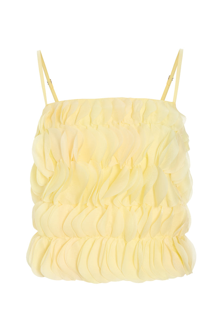 HUNKØN Aiko Top Tops Yellow