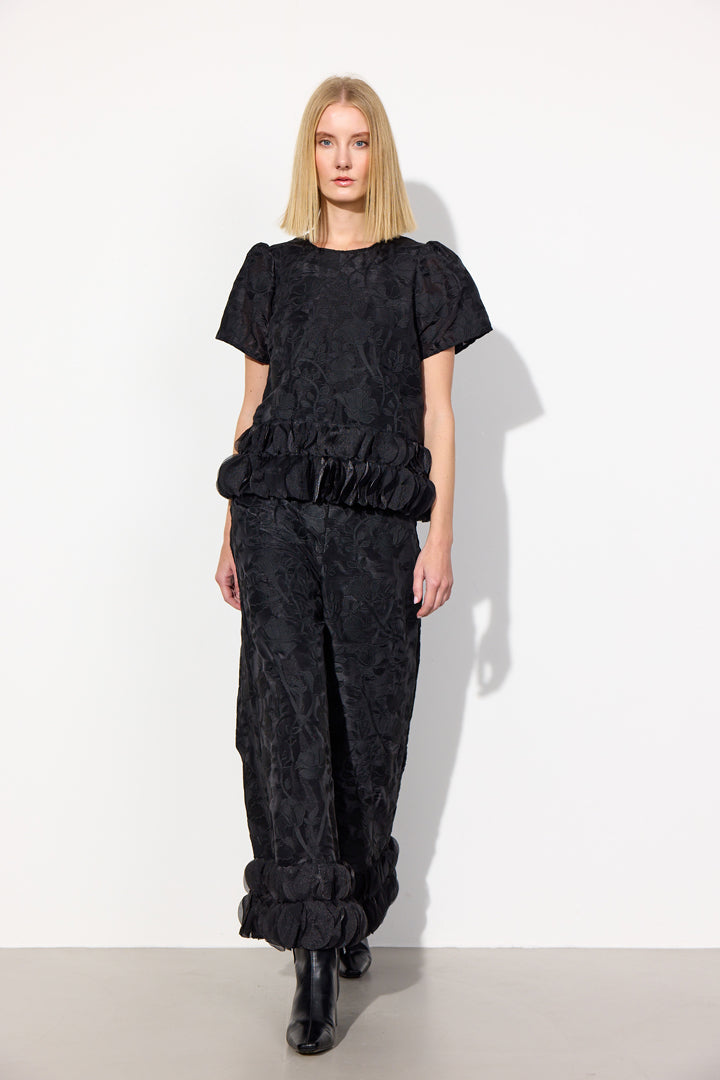 HUNKØN Aiko Trousers Trousers Black