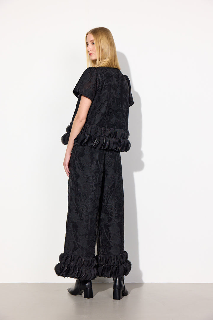 HUNKØN Aiko Trousers Trousers Black