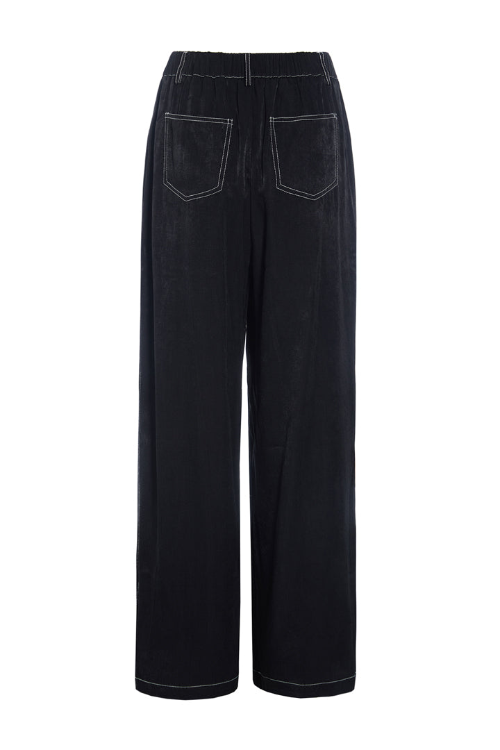 HUNKØN Andy Trousers Trousers Black