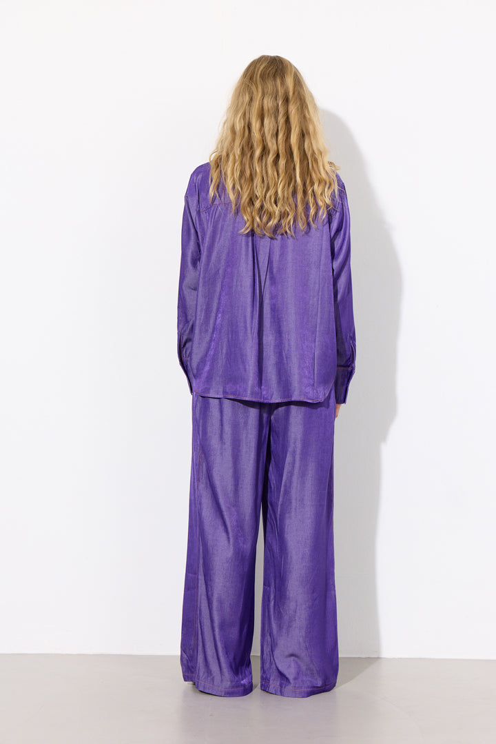 HUNKØN Andy Trousers Trousers Lavender