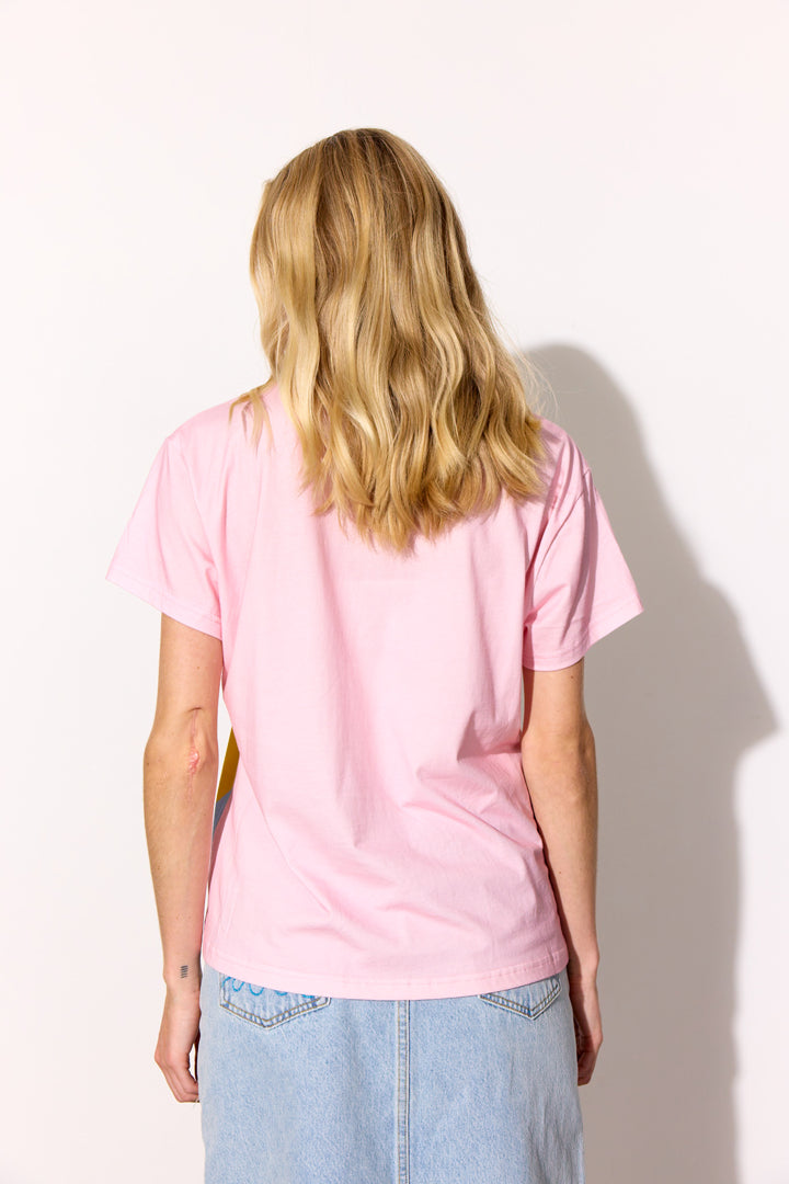 HUNKØN Azura T-shirt T-shirts Sunny Pink