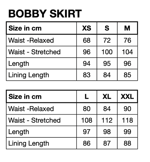 HUNKØN Bobby Long Skirt Skirts White w/ dots