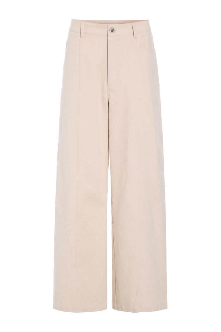 HUNKØN Camden Trousers Trousers Cream