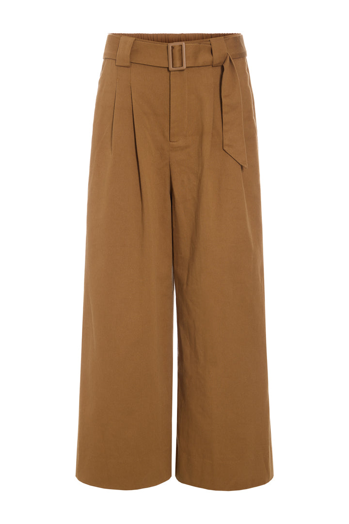 HUNKØN Camden Wide Trousers Trousers Brown