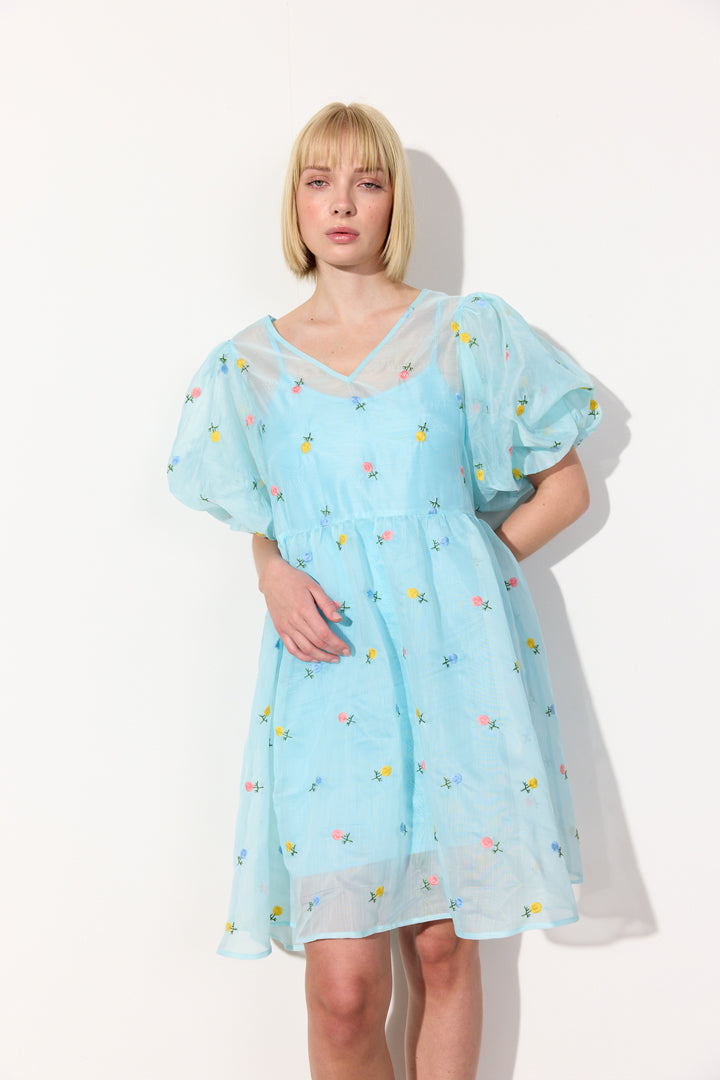 HUNKØN Conny Dress Dresses Blue