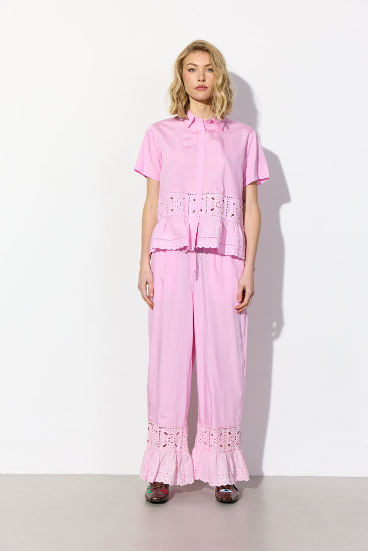 HUNKØN Cornelia Trousers Trousers Pink