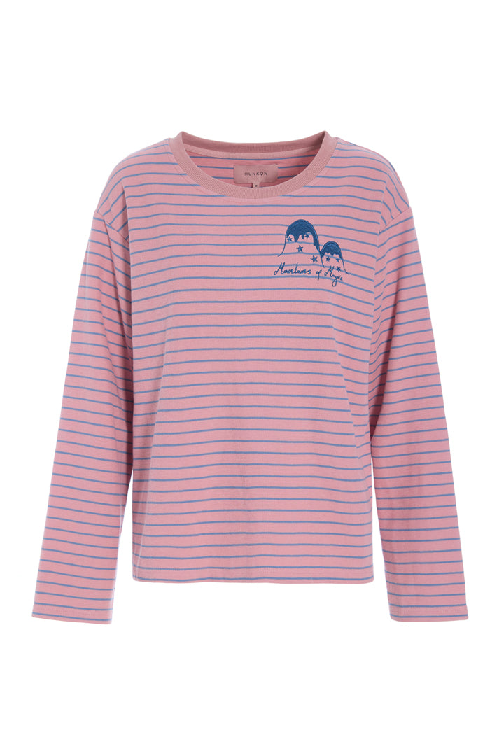 HUNKØN Davy Blouse Blouses Rose