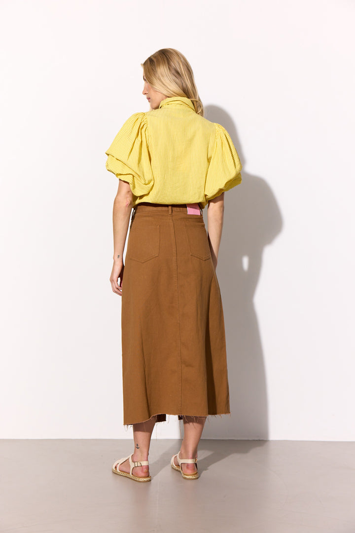 HUNKØN Gudrun Shirt Shirts Yellow