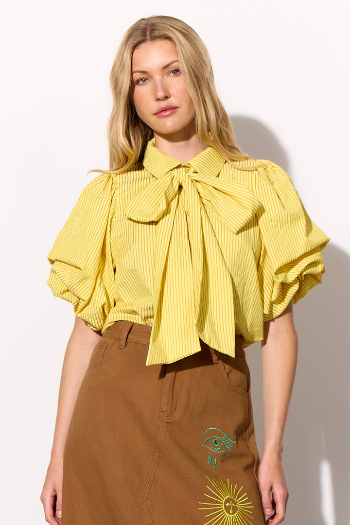 HUNKØN Gudrun Shirt Shirts Yellow