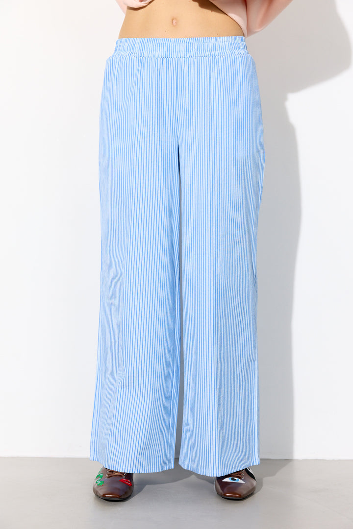 HUNKØN Gudrun Trousers Trousers Blue