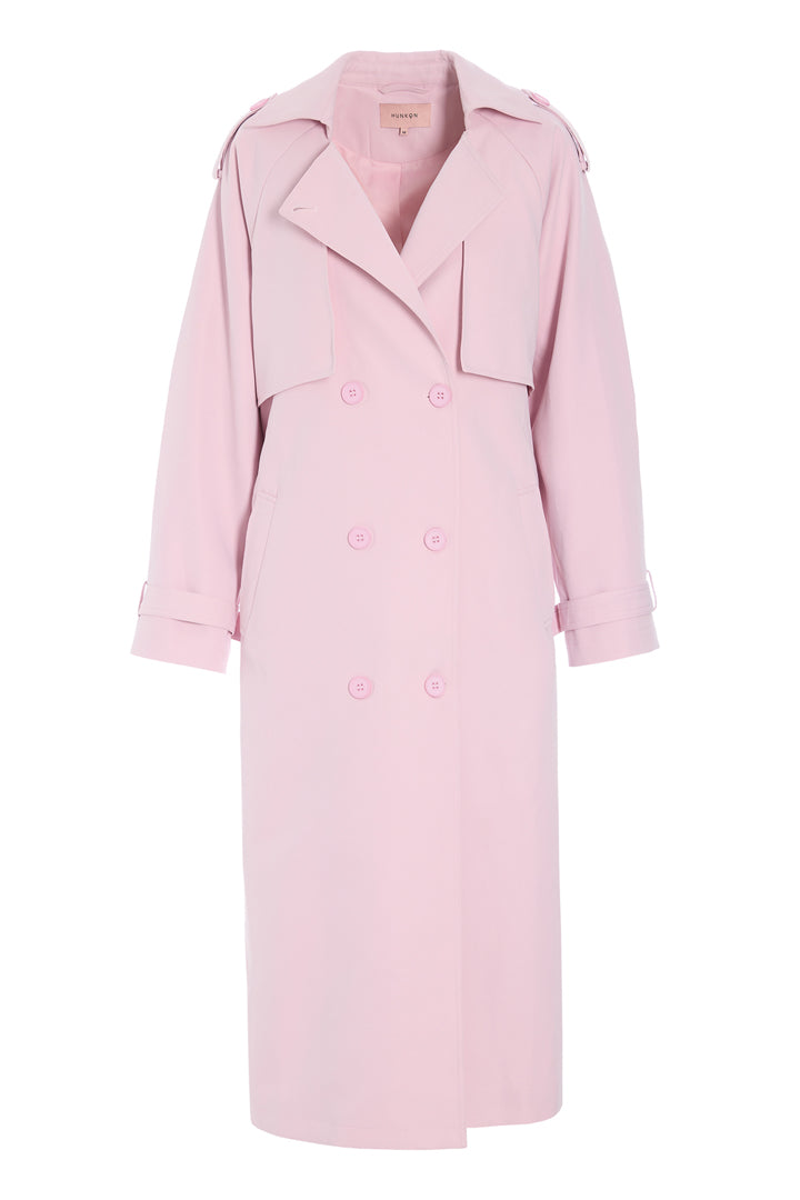HUNKØN Gunilla Trenchcoat Coats Rose