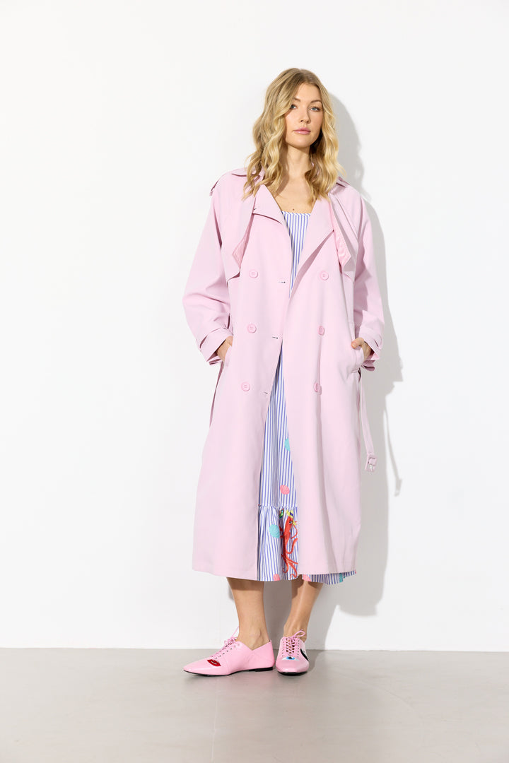 HUNKØN Gunilla Trenchcoat Coats Rose