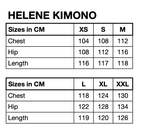 HUNKØN Helene Kimono Kimonos Coral