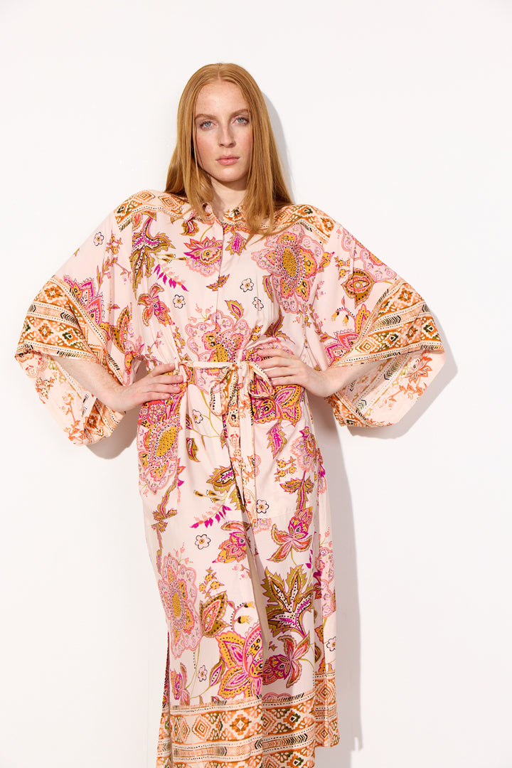 HUNKØN Helene Kimono Kimonos Coral
