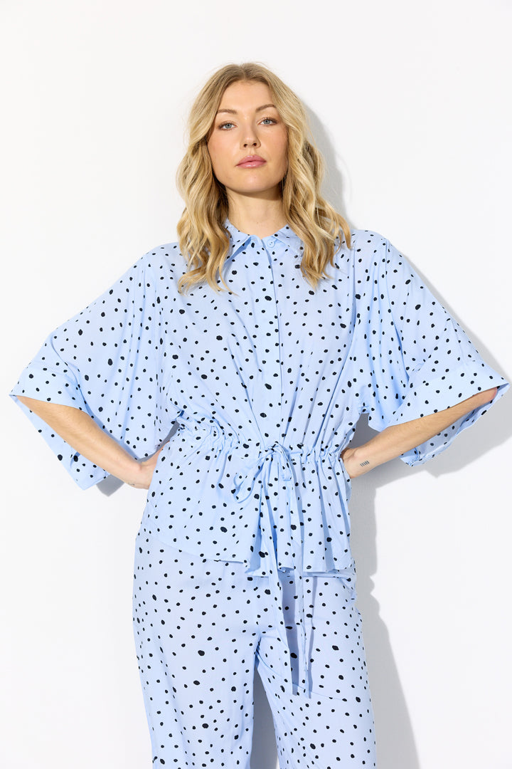 HUNKØN Kris Shirt Shirts Blue