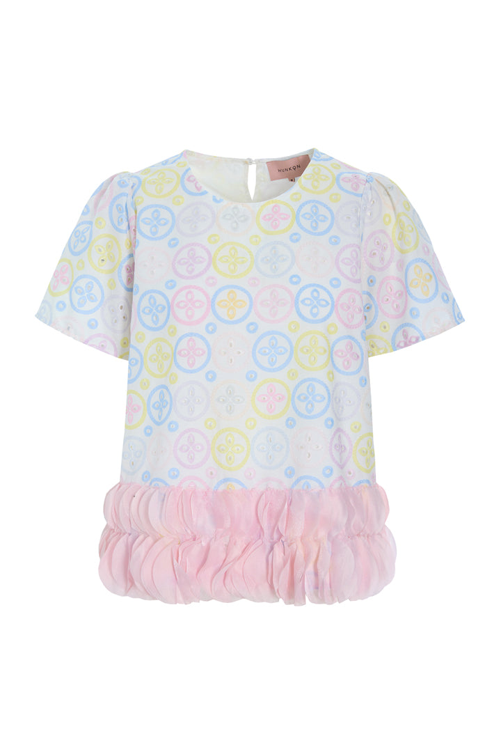 HUNKØN Lana Blouse Blouses Pastels