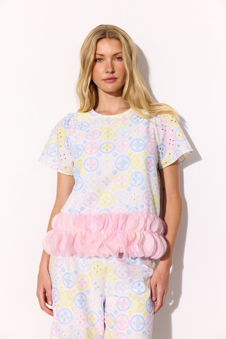 HUNKØN Lana Blouse Blouses Pastels