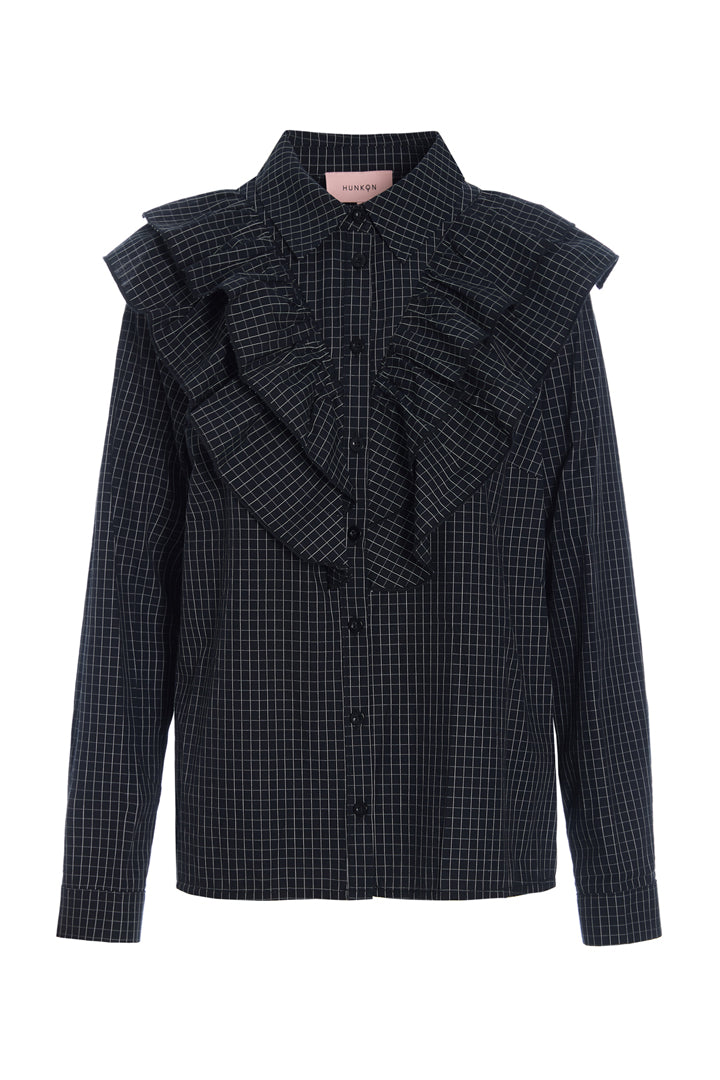 HUNKØN Luca Shirt Shirts Black