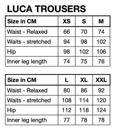 HUNKØN Luca Trousers Trousers Black