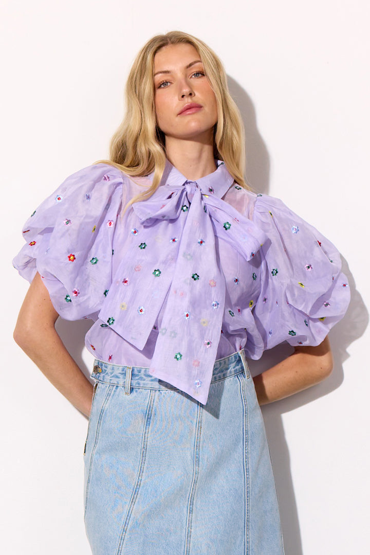 HUNKØN Lucia Shirt Shirts Lavender