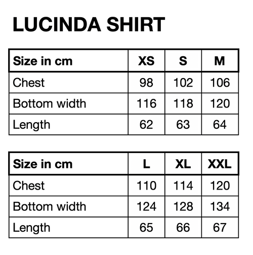 HUNKØN Lucinda Ruffle Shirt Shirts Red Striped