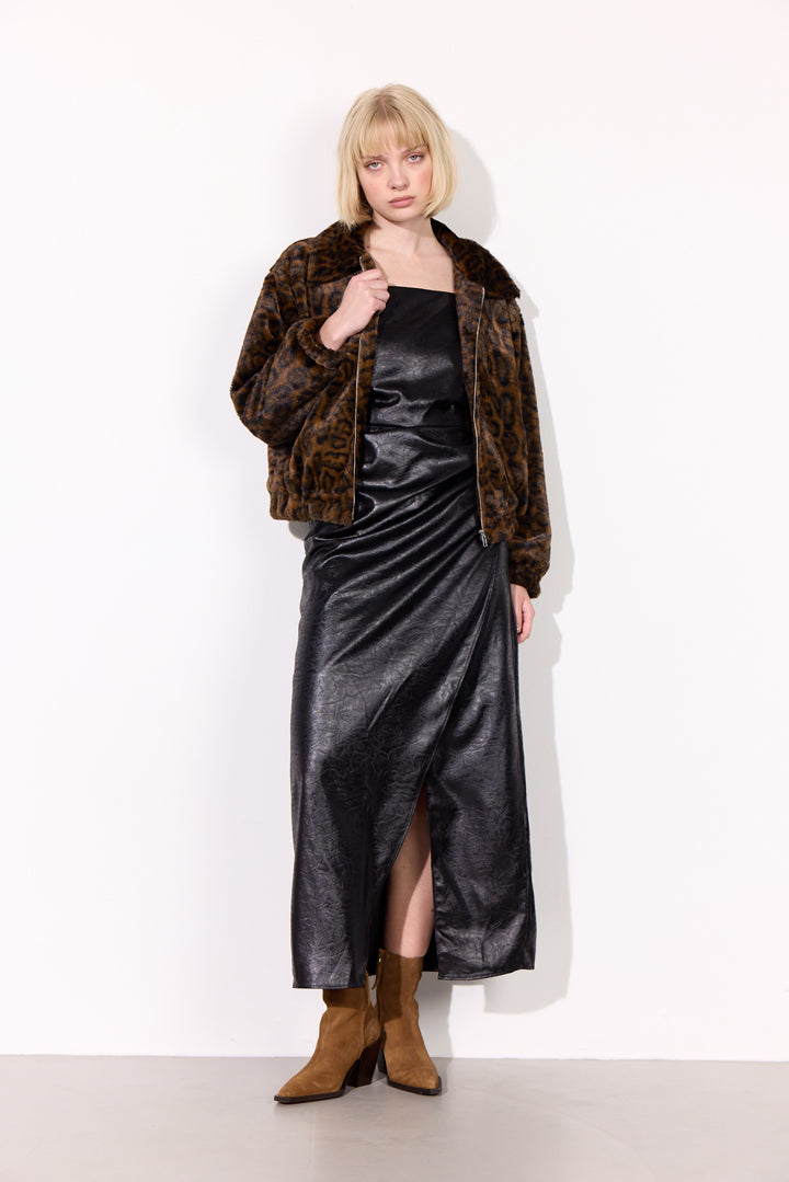 HUNKØN Malia Jacket Jackets Leopard