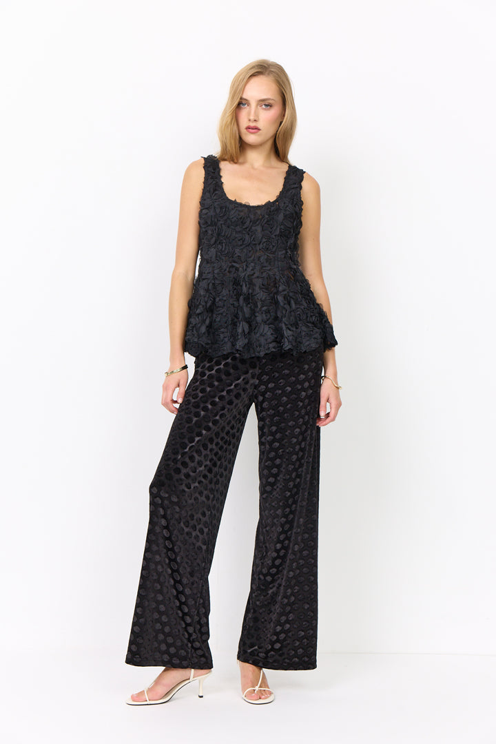 HUNKØN Marianne Top Tops Black