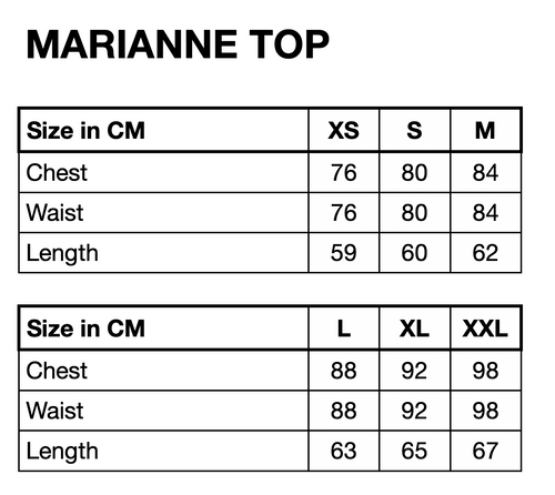 HUNKØN Marianne Top Tops Blue