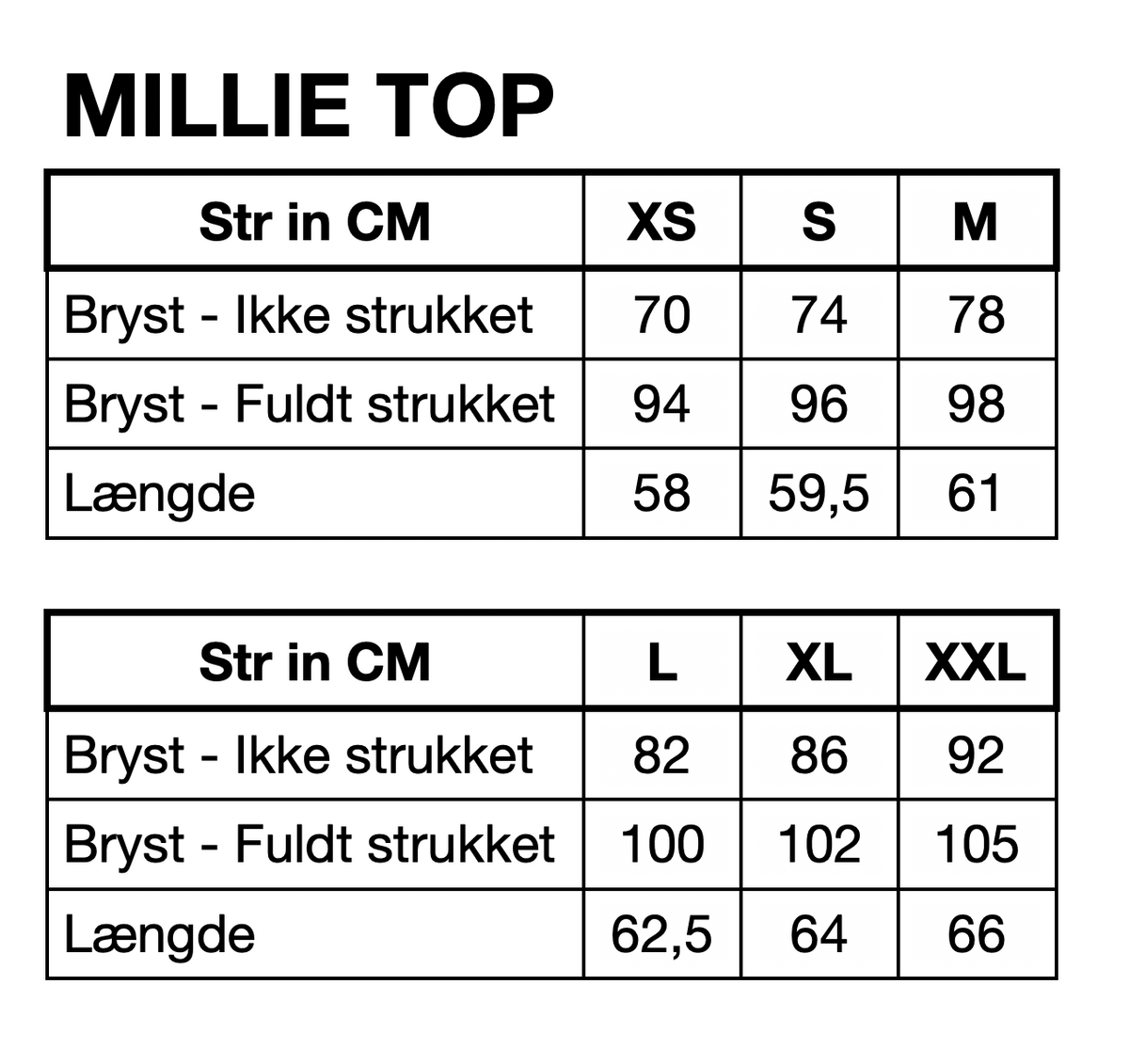 HUNKØN Millie Top Tops Black