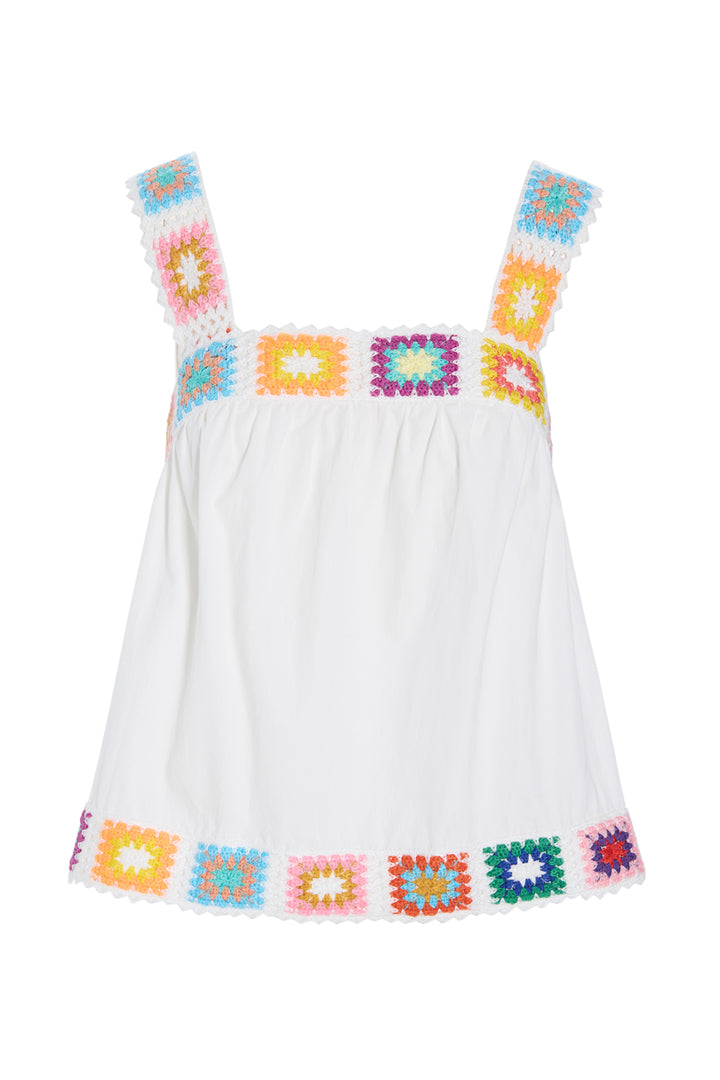 HUNKØN Millie Top Tops White