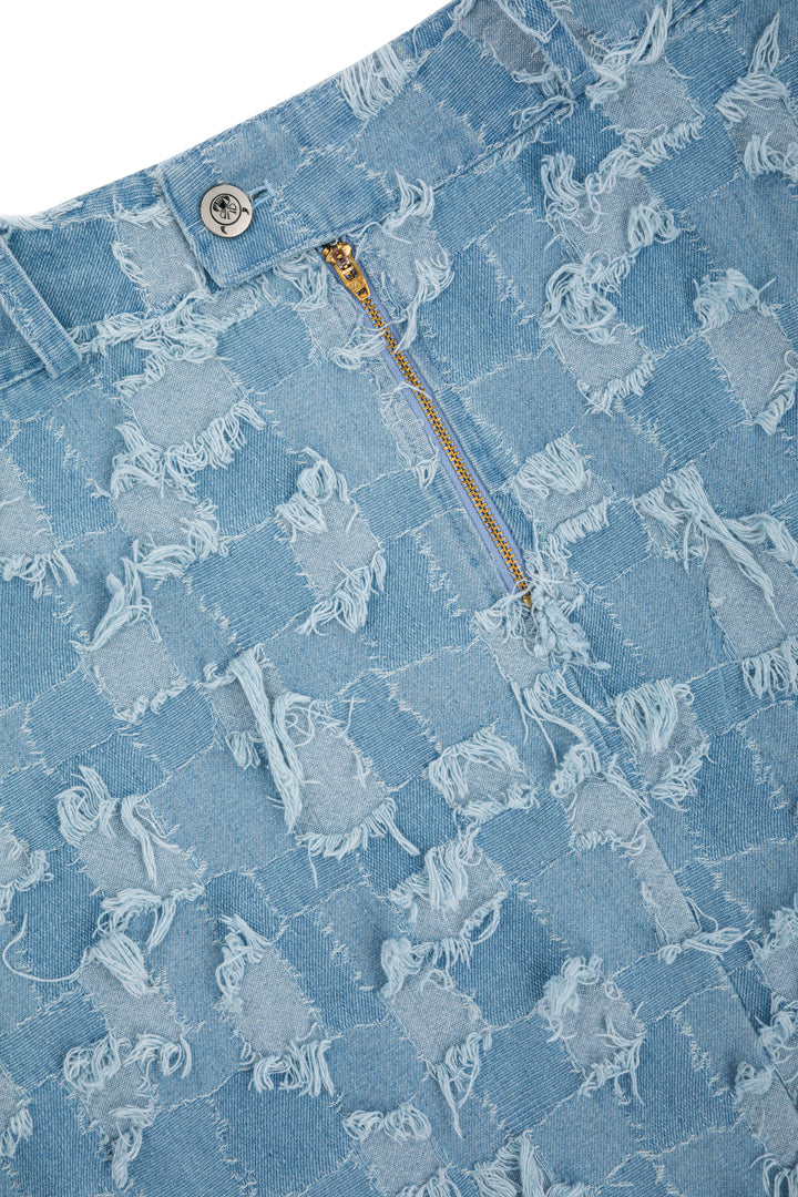 HUNKØN Nico Skirt Skirts Light Denim