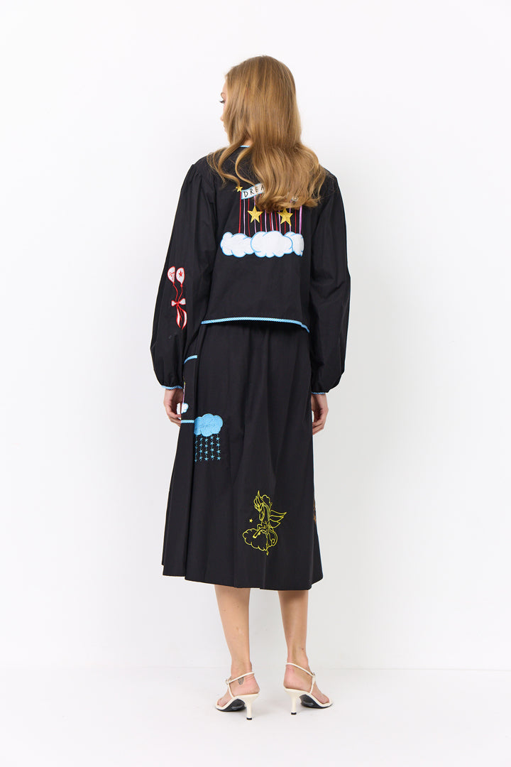 HUNKØN Nicole Skirt Skirts Black