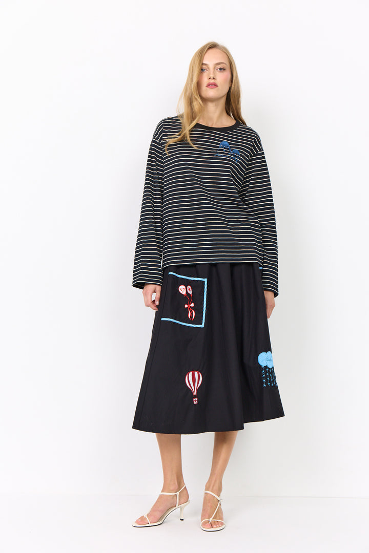 HUNKØN Nicole Skirt Skirts Black