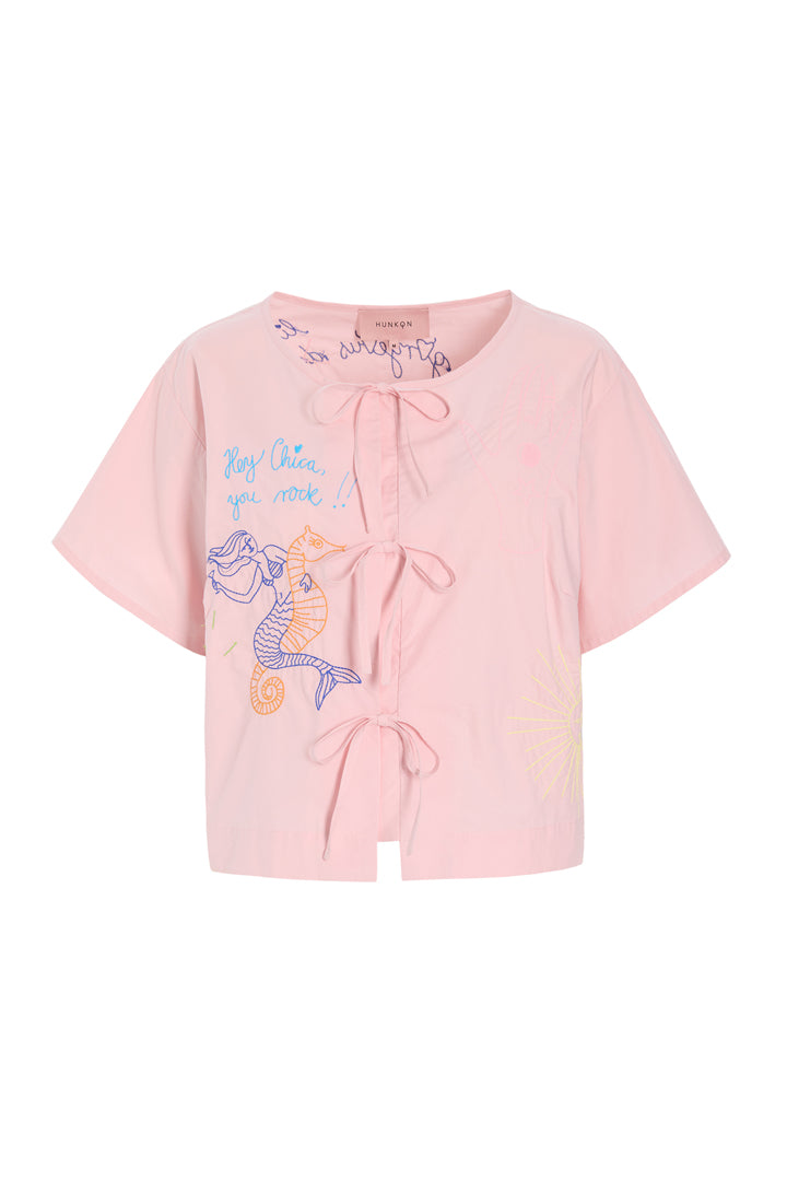 HUNKØN Nima Shirt Shirts Rose