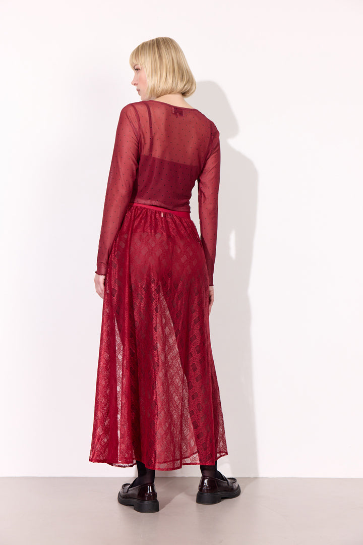 HUNKØN Ofelia Skirt Skirts Zinfandel