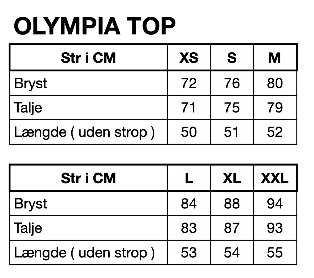 HUNKØN Olympia Top Tops Black