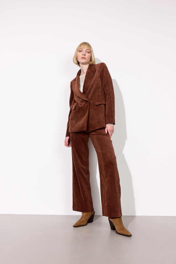 HUNKØN Petra Blazer Jackets Brown
