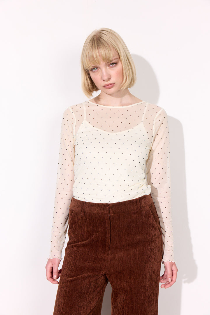 HUNKØN Petra Trousers Trousers Brown