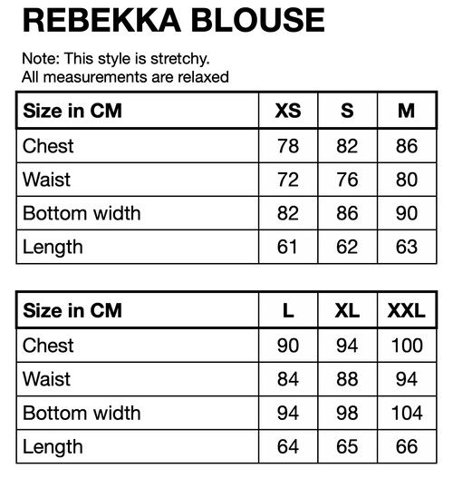 HUNKØN Rebekka Blouse Blouses Black