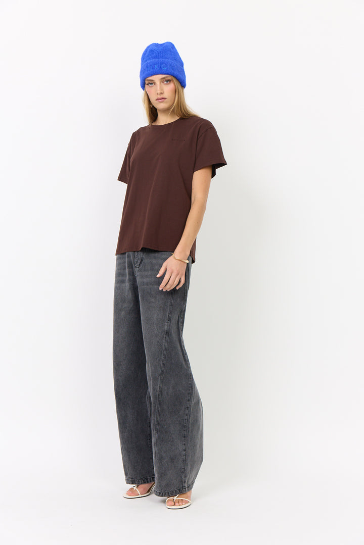 HUNKØN Renata Barrel Jeans Trousers Black