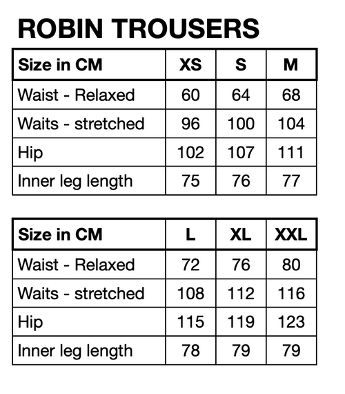 HUNKØN Robin Trousers Trousers Blue Metallic