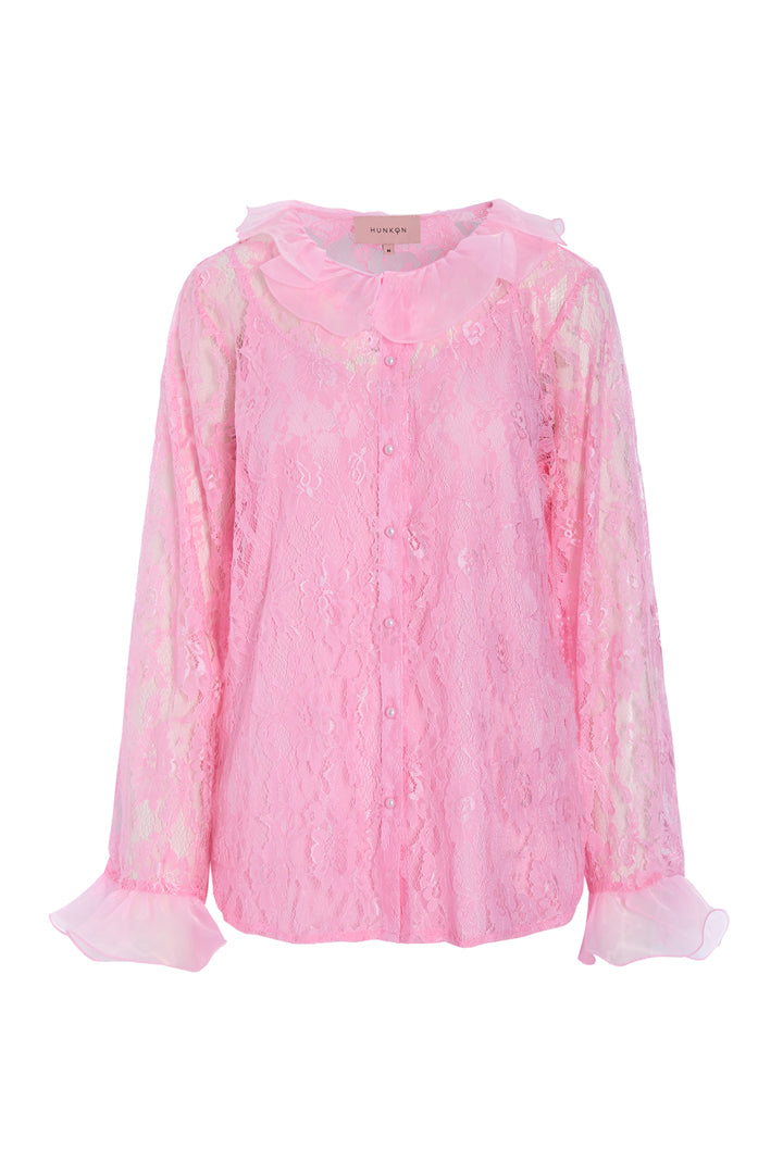 HUNKØN Rosanne Shirt Shirts Pink