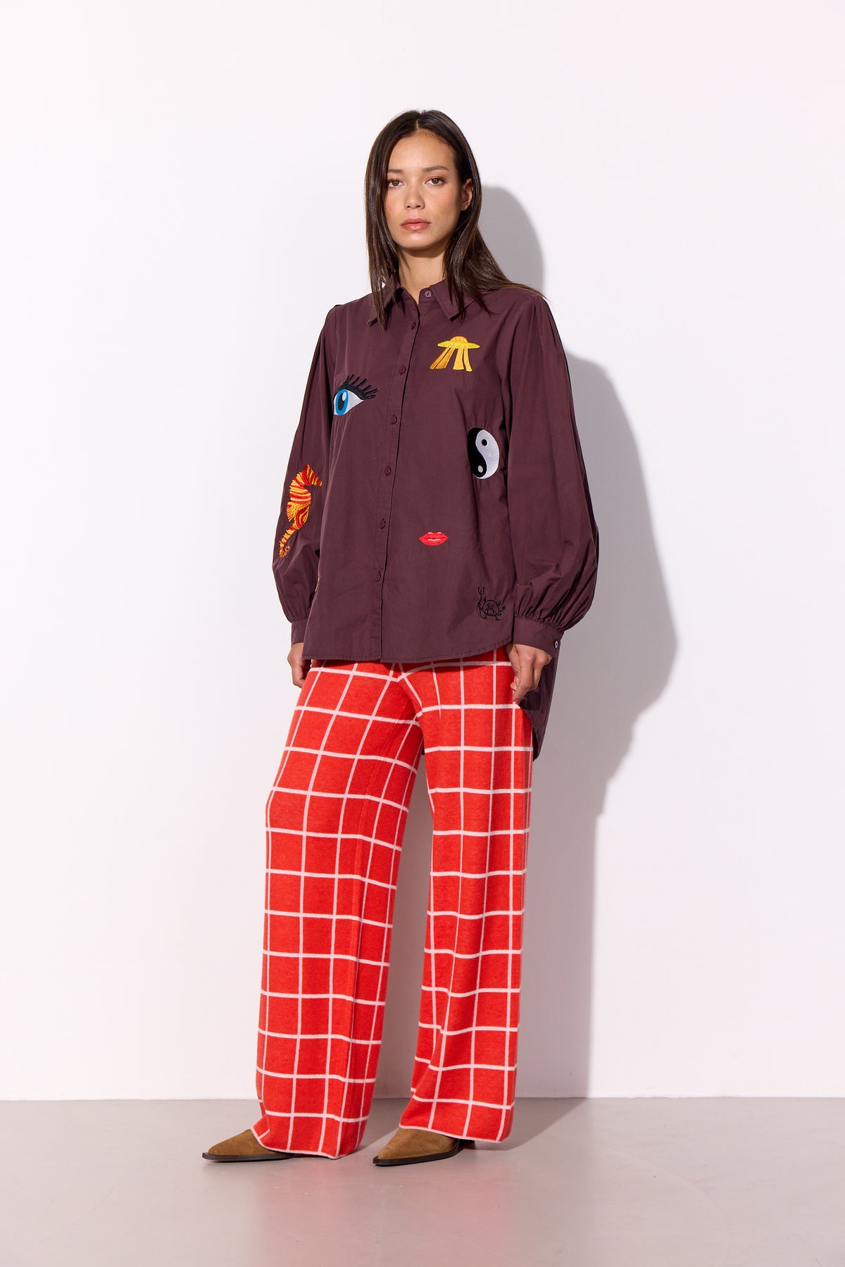 HUNKØN Sasha Shirt Shirts Brown