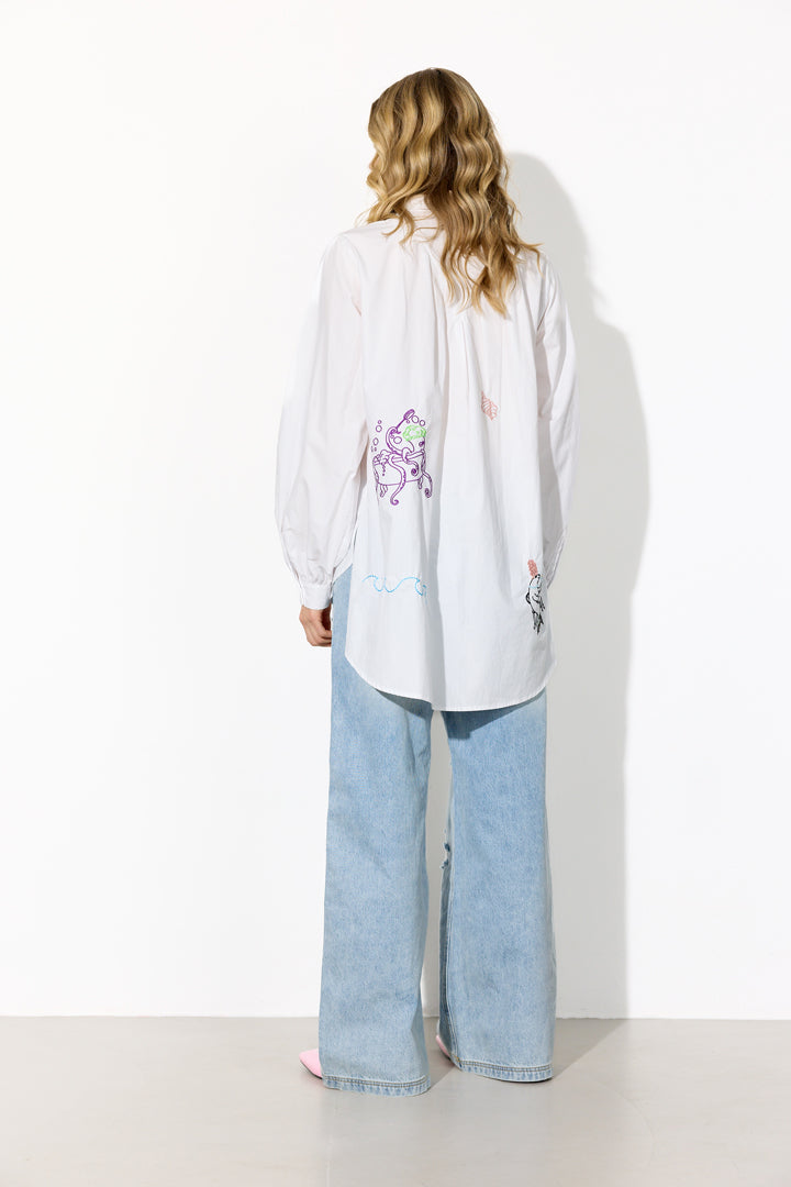 HUNKØN Sasha Shirt Shirts White