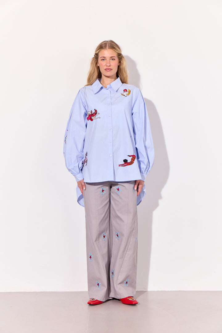 HUNKØN Sasha Shirt Shirts Light Blue