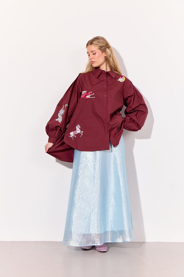 HUNKØN Sasha Shirt Shirts Oxblood