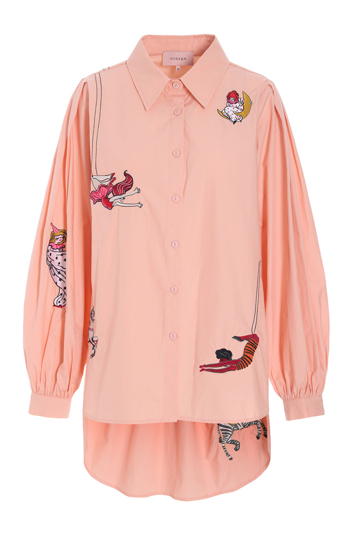 HUNKØN Sasha Shirt Shirts Peach